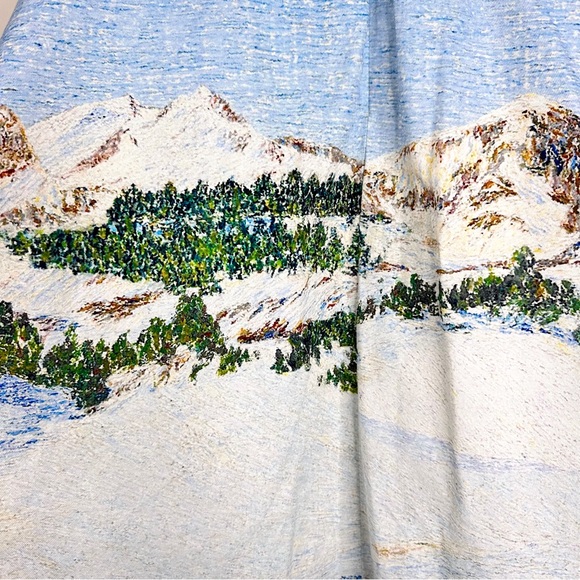 Corey Lynn Calter NWOT Wonderland Midi Skirt Large Winter Ski Print - Picture 10 of 16